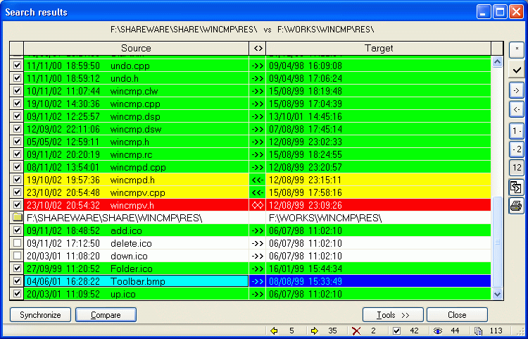 Synchronize It! Screenshot